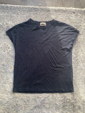 H&M Black Silk-Blend Tee